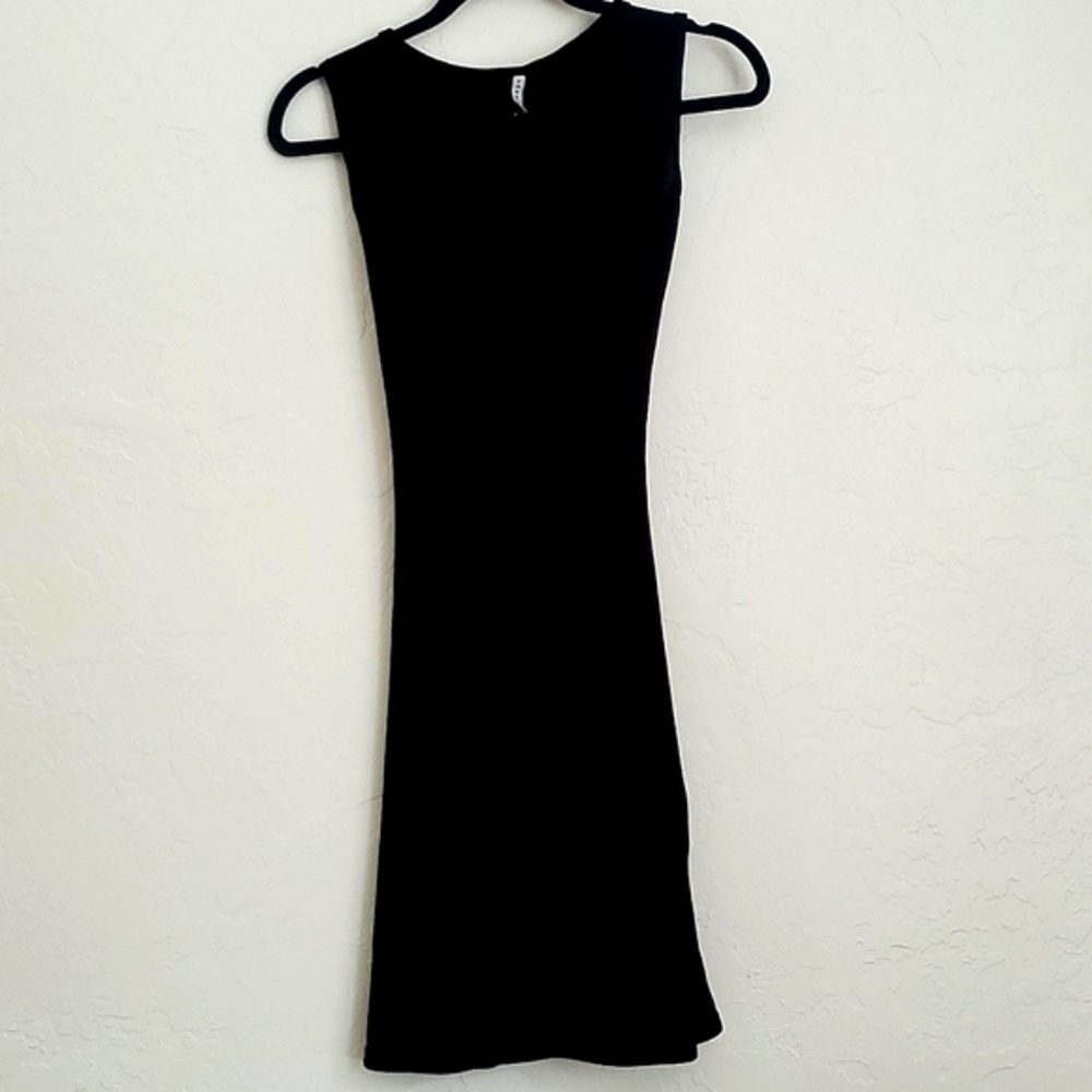 Vintage 90s Y2K Forever 21 Sleeveless Black Dress Small